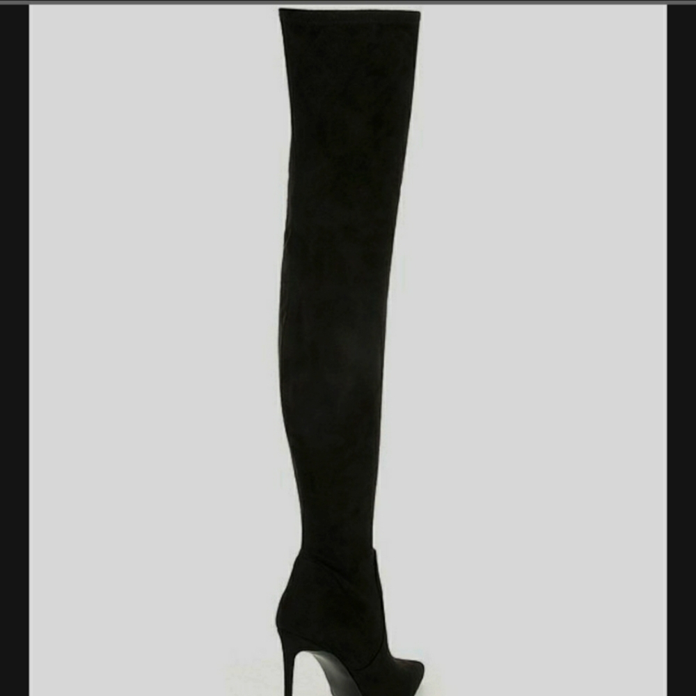 Black Size 10 Steve Madden Over the Knee Boots